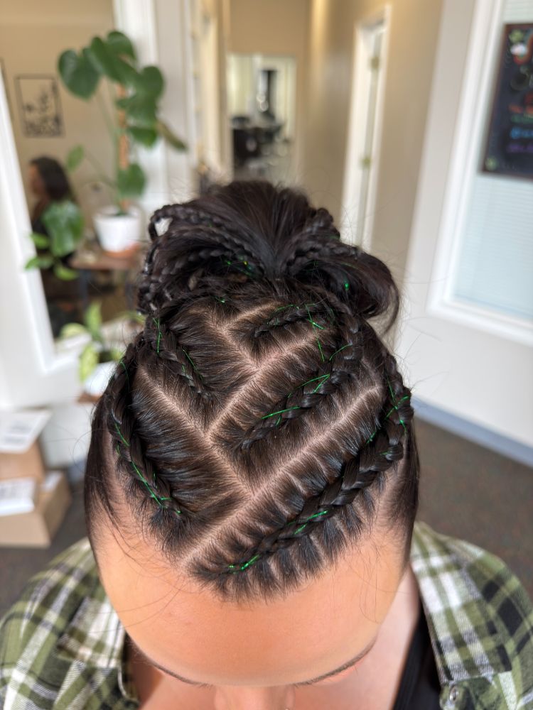 Braids and tinsel